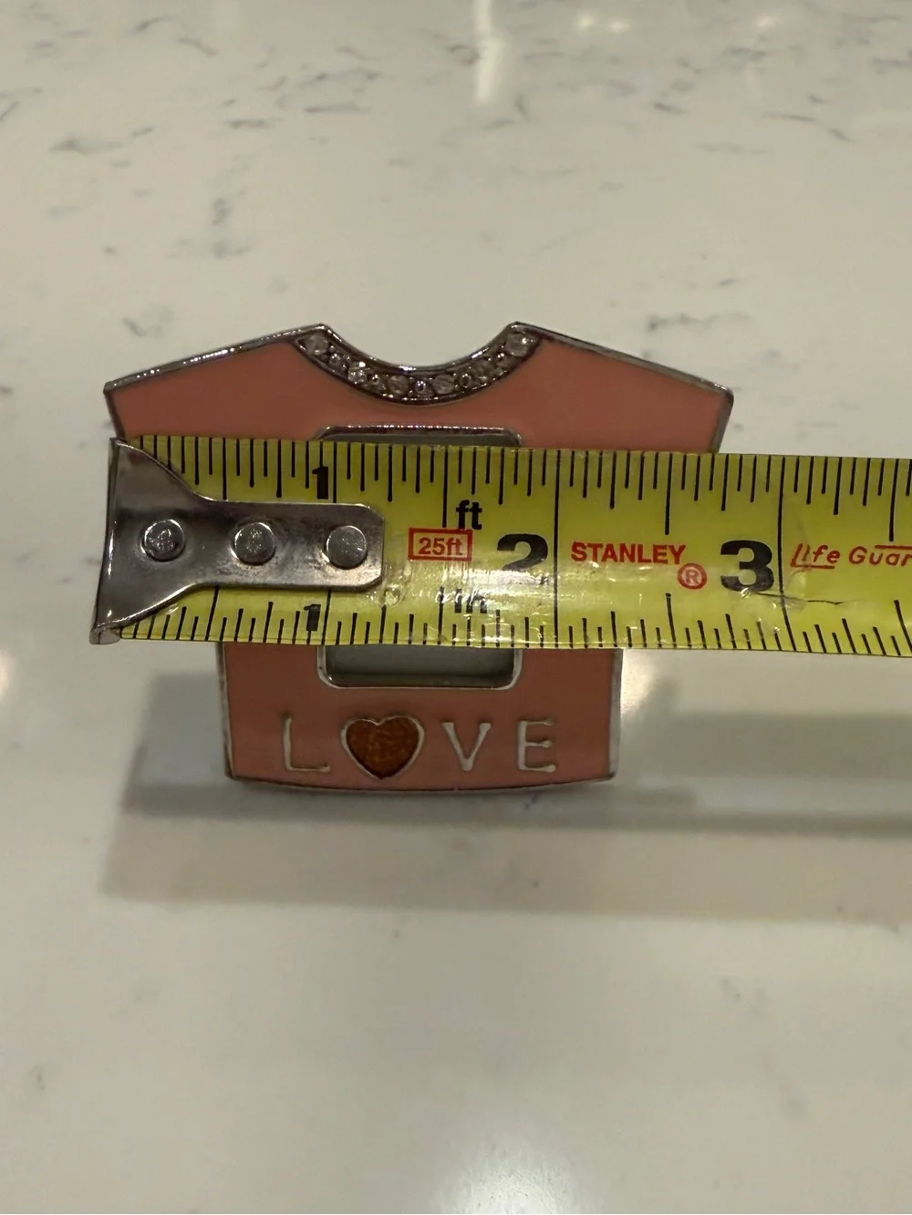 Peach T-shirt-shaped Mini Picture Frame by Ganz 